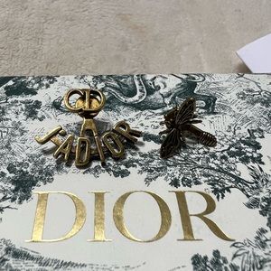 Dior Gold J'Adior Bee Earrings Set